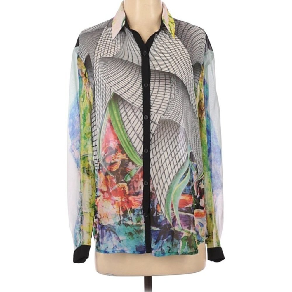 Clover Canyon graphic design Long Sleeve B…